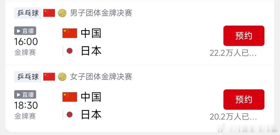 中国乒乓球队[超话] 今日迎来两场关键乒乓球团体决赛！男团16:00、女团18: