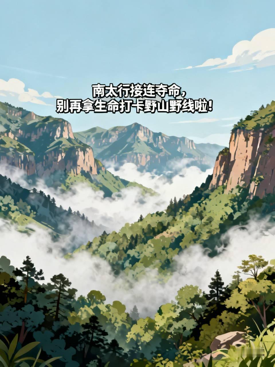 南太行接连夺命，别再拿生命打卡野山野线啦！
 
失联驴友李爱民的消息传来，让人心