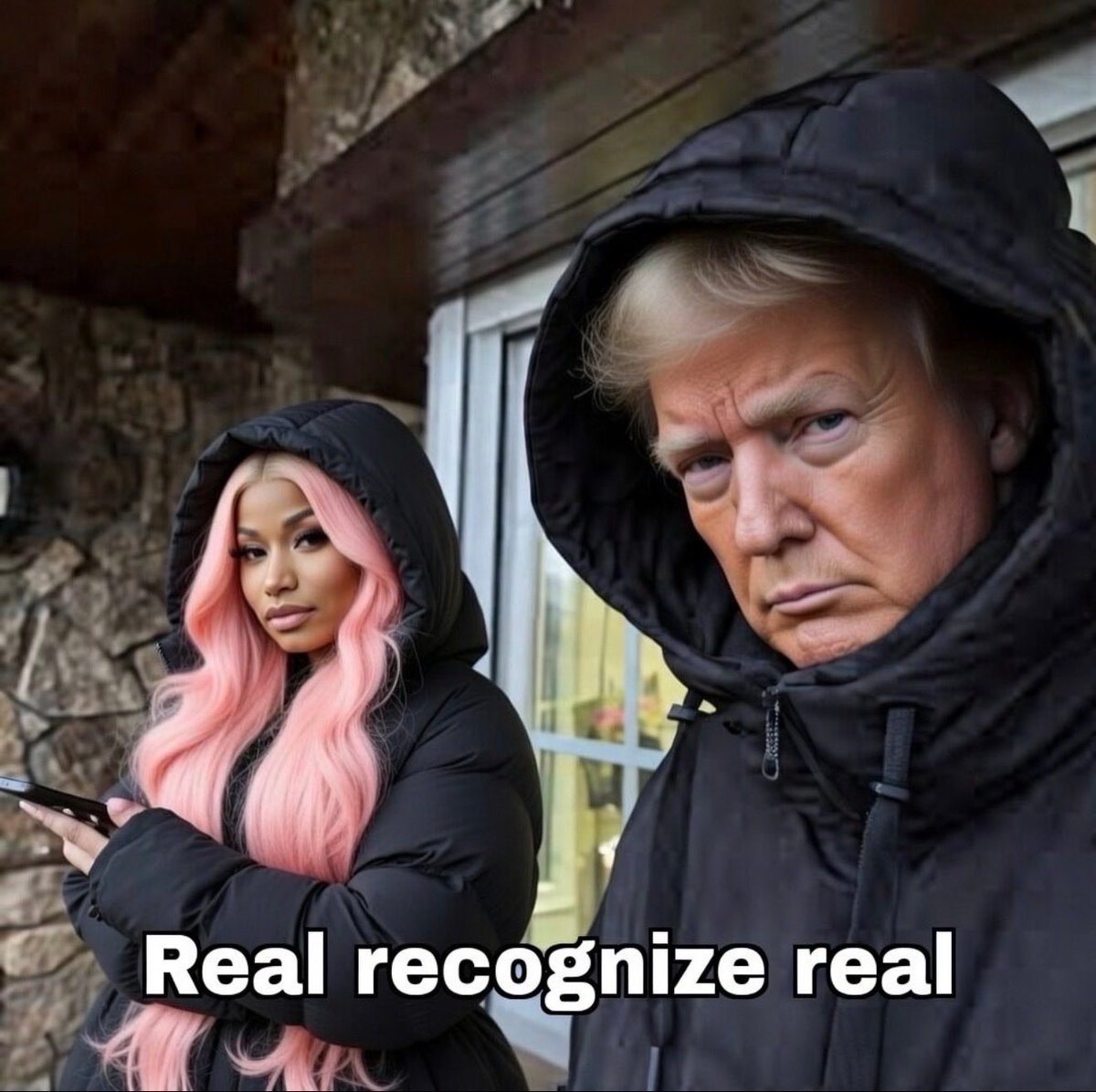 Nicki Minaj为特朗普庆祝生日她用AI制作的图片真得让人笑到头晕