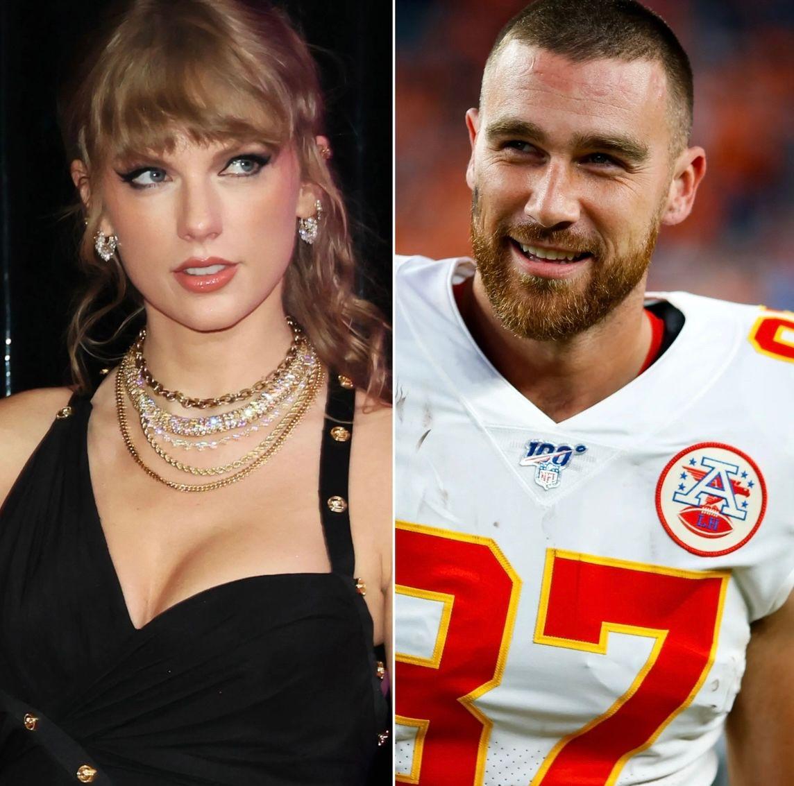 Taylor Swift 和 Travis Kelce 牵手上街。
好美好的爱情