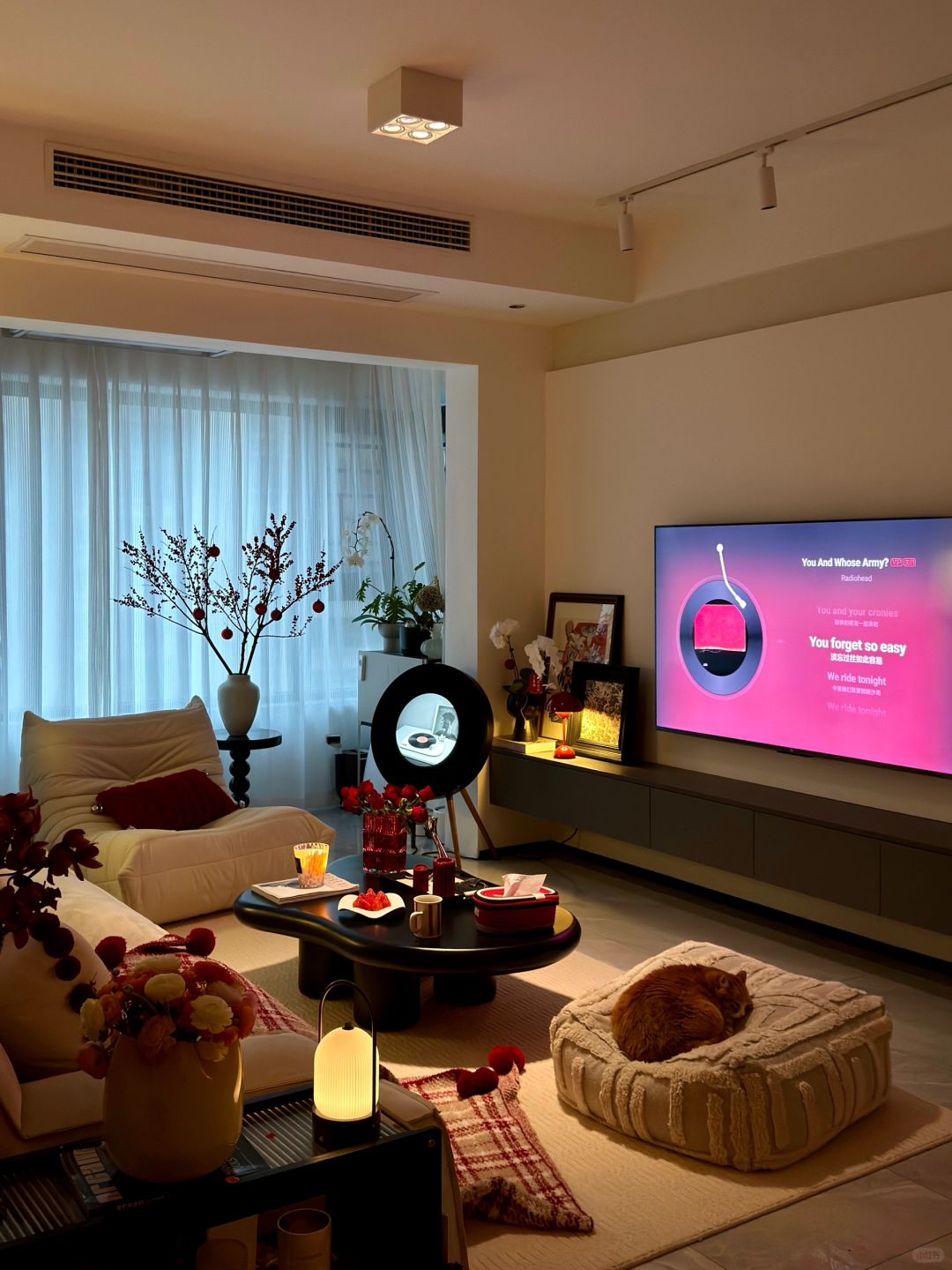 温馨的76㎡小家🏠，开始布置新年氛围啦