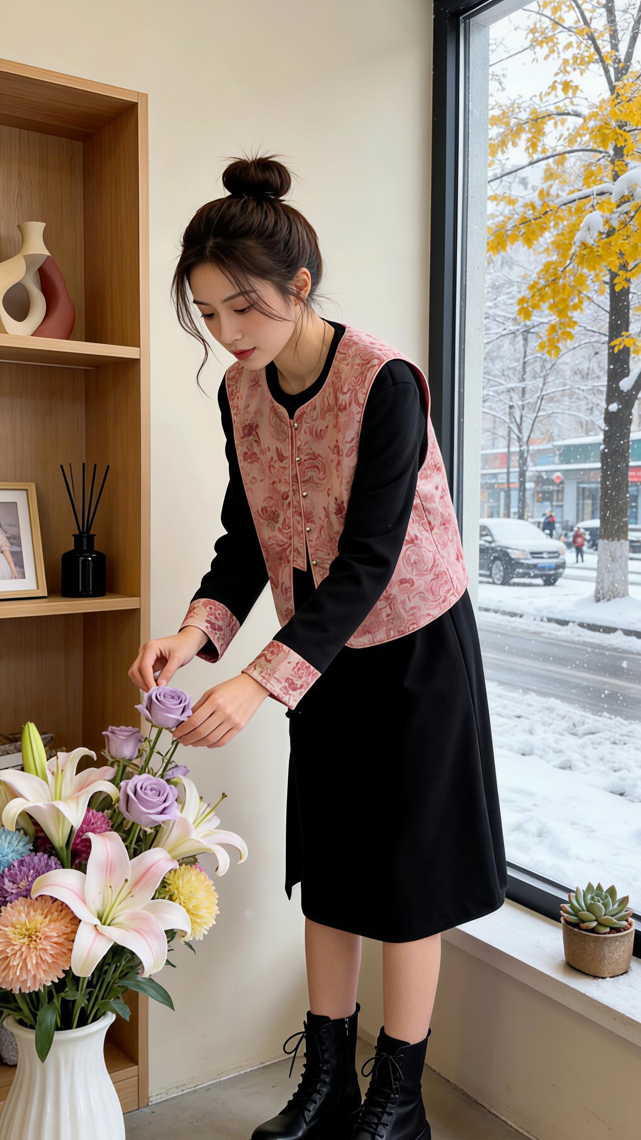 国风套装 新中式 穿搭 新年战袍 连衣裙套装