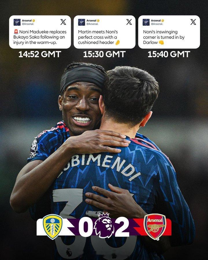对顶替萨卡出场的马杜埃凯来说，这是充满波折的一小时，这位阿森纳前锋在对阵利兹联的