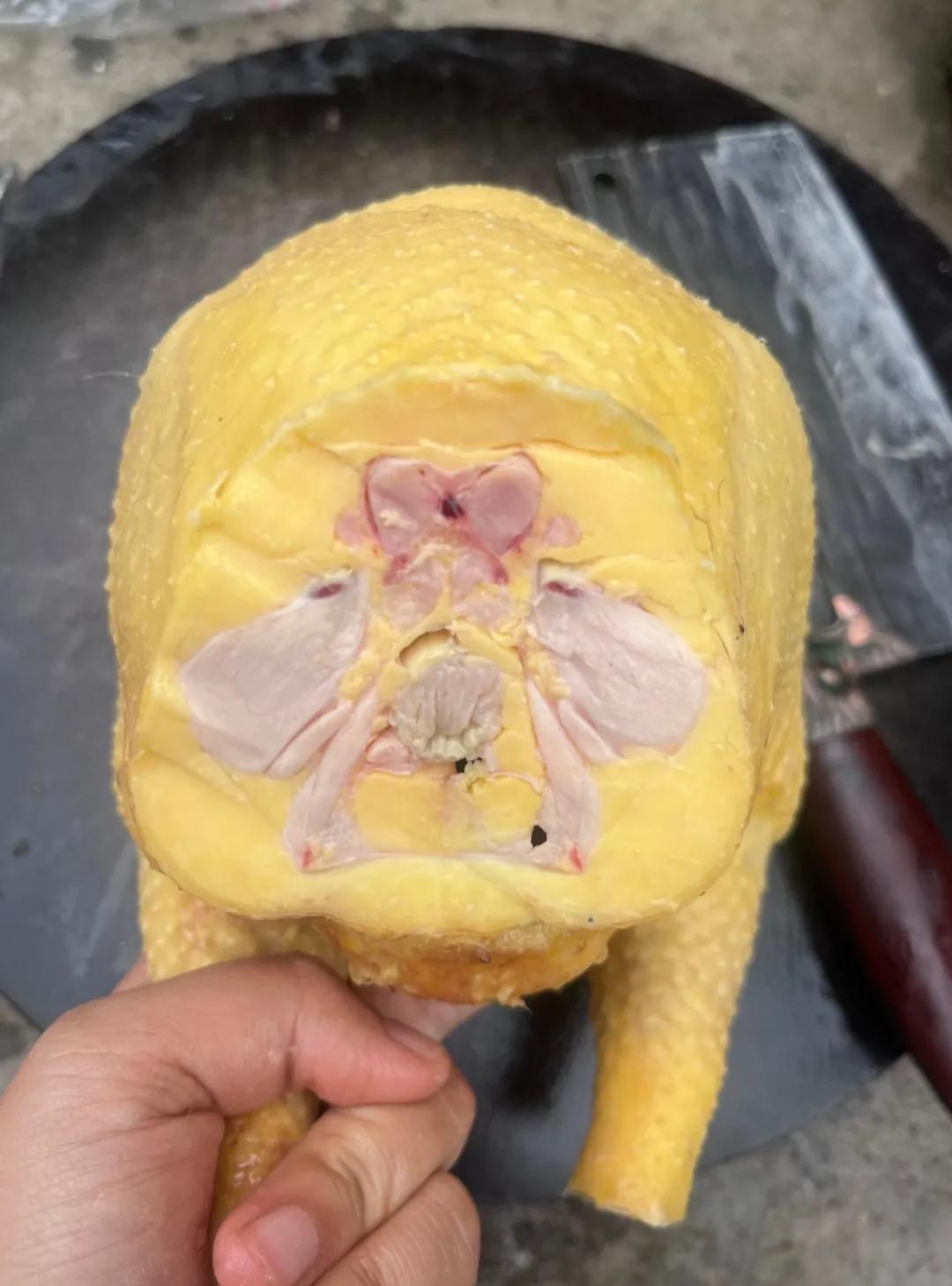 花了一百多买了只土鸡，切开后全是油，这怎么吃啊？