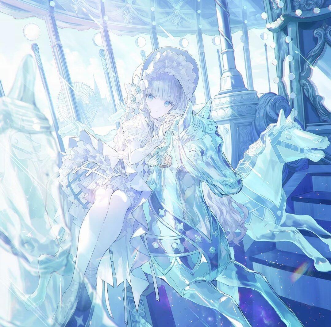 蓝色动漫头像｜春はあけぼの、夏は夜🦋🎐 