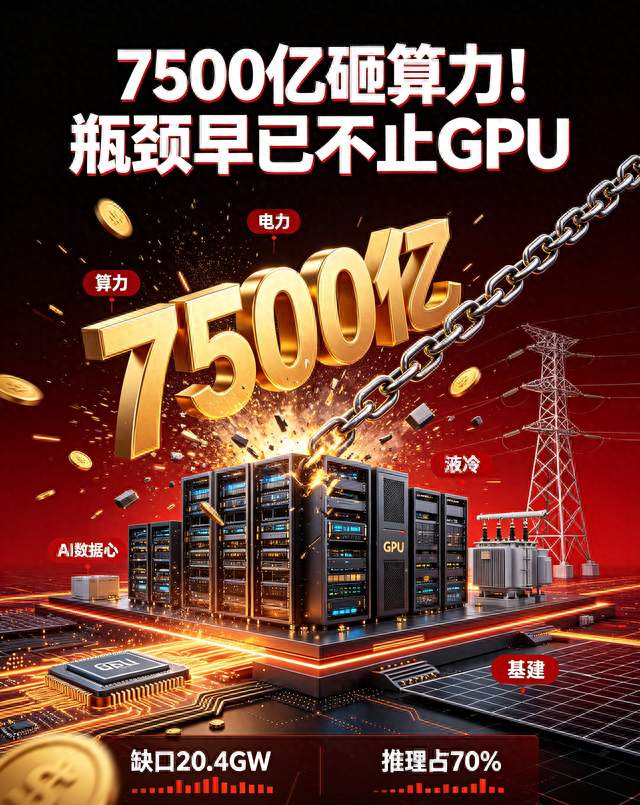 7500亿砸算力！瓶颈早已不止GPU