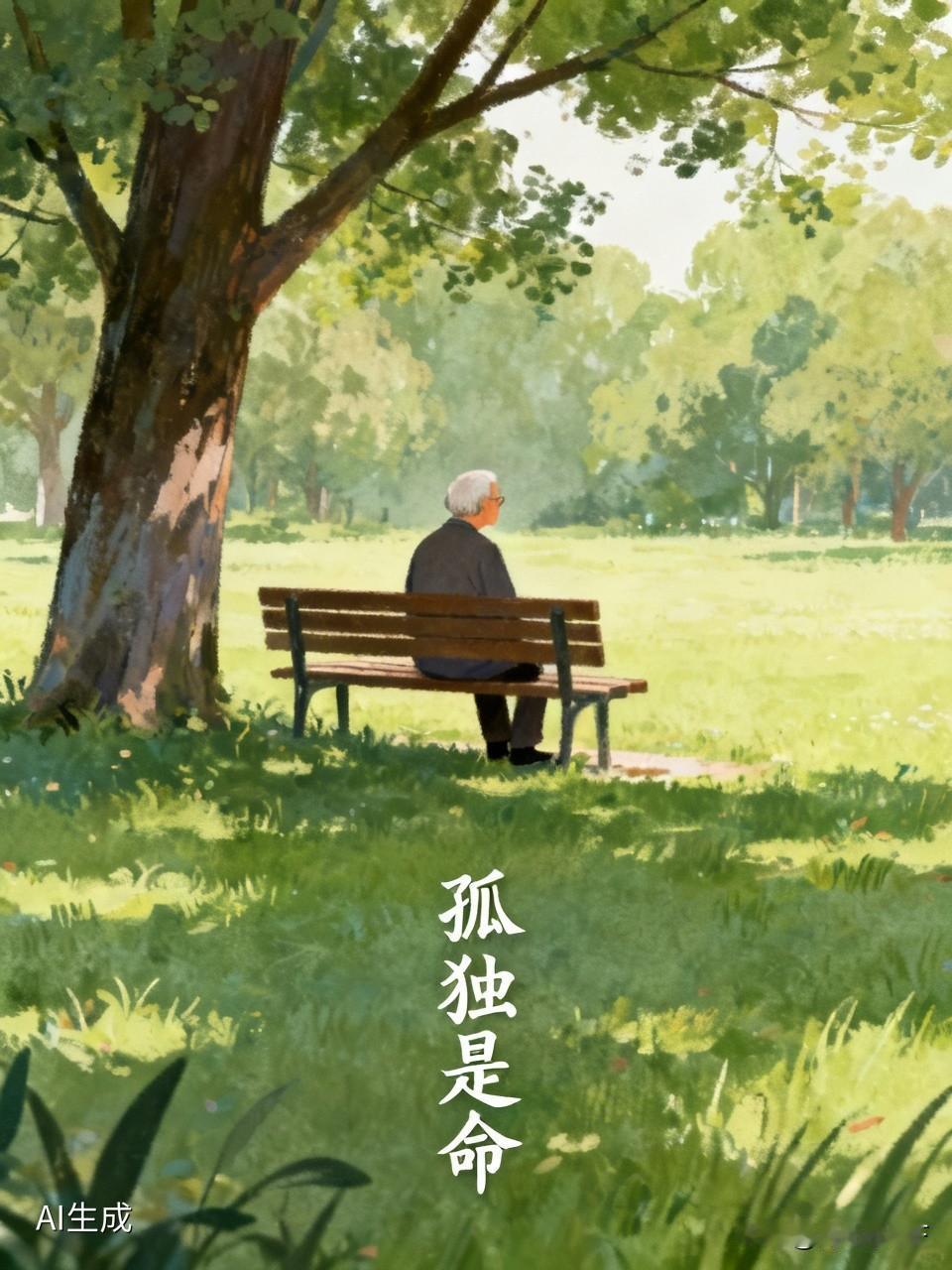孤独是命

因为妻子生病了，我常陪她在小区锻炼，由此结识了一批老太太。其中有个老