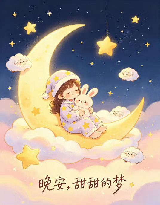夜色渐深，烦恼清零，好好睡一觉，明天依旧光芒万丈。大嘉晚安 💤 