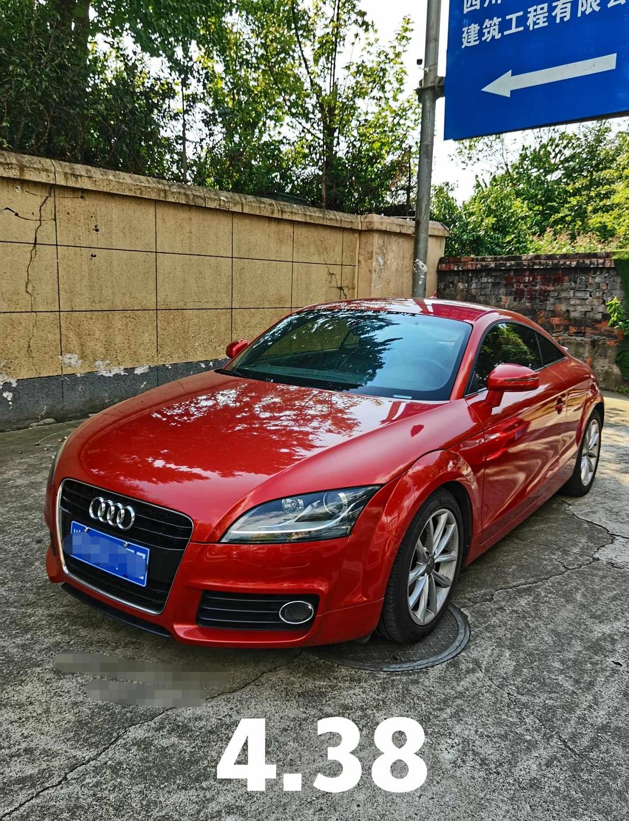 还有谁，奥迪TT！明码标价
11年奥迪TT 2.0T TFSI 一手 原版 实表
