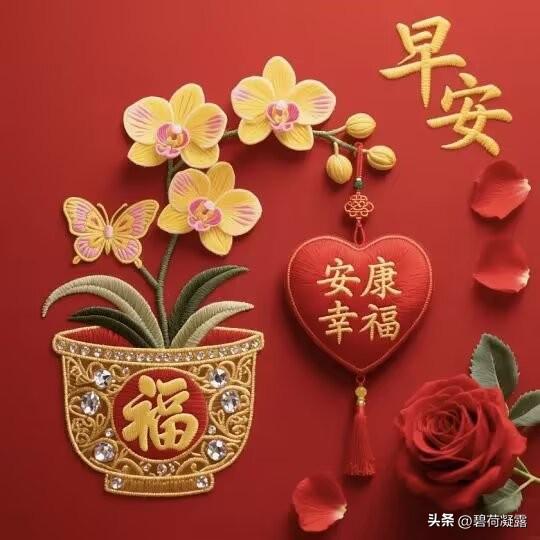 周四早安，开心快乐！
晨起问候送吉祥，
平安顺遂岁月长，
好运常伴福满堂，
舒心