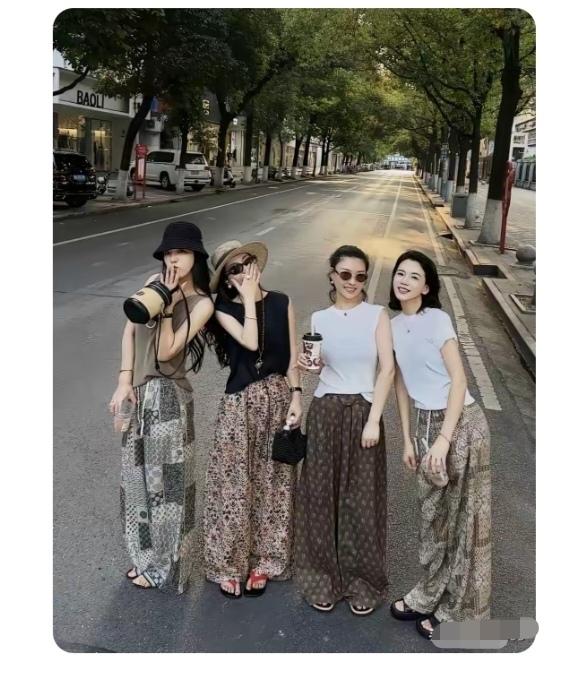 原来的妈妈裤，现在这么流行。