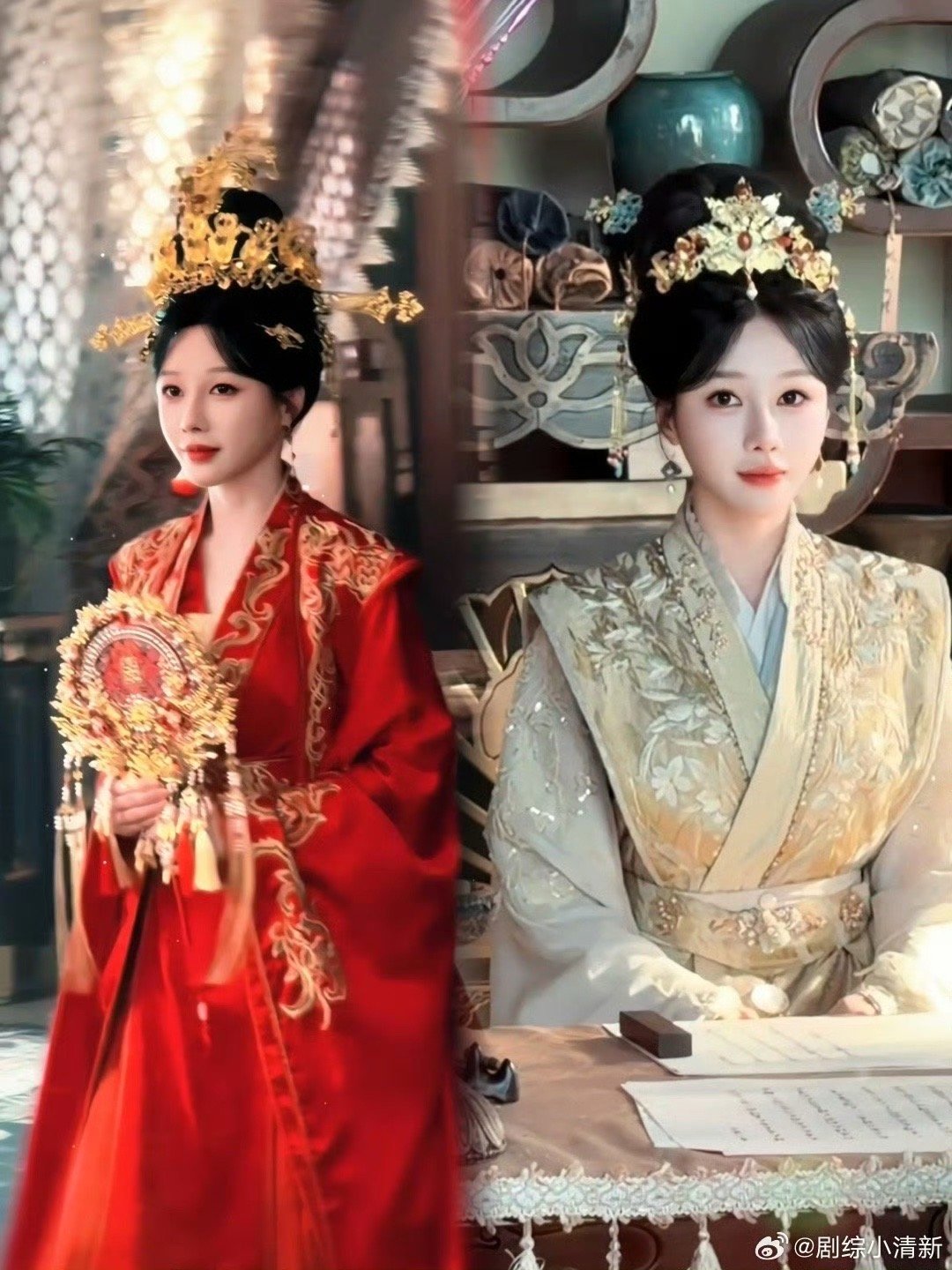 比长剧还卷的短剧女主妆造来了 短剧妆造现在确实越来越卷了，温果希新剧这波直接拉高