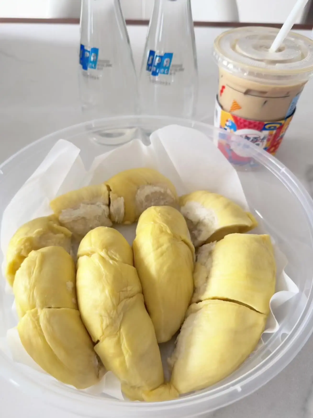 “今日份的快乐是榴莲给的”😋