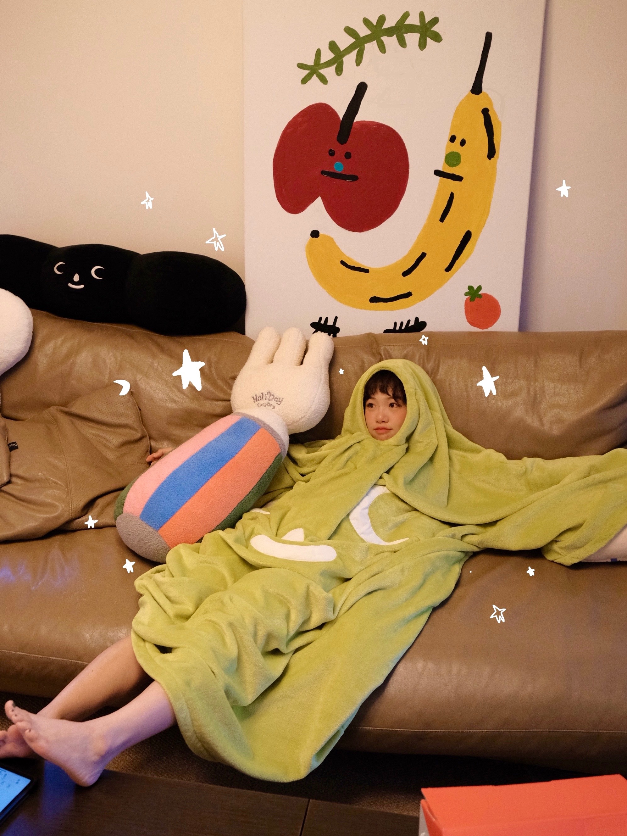 躺着啥也不想干 ​​​