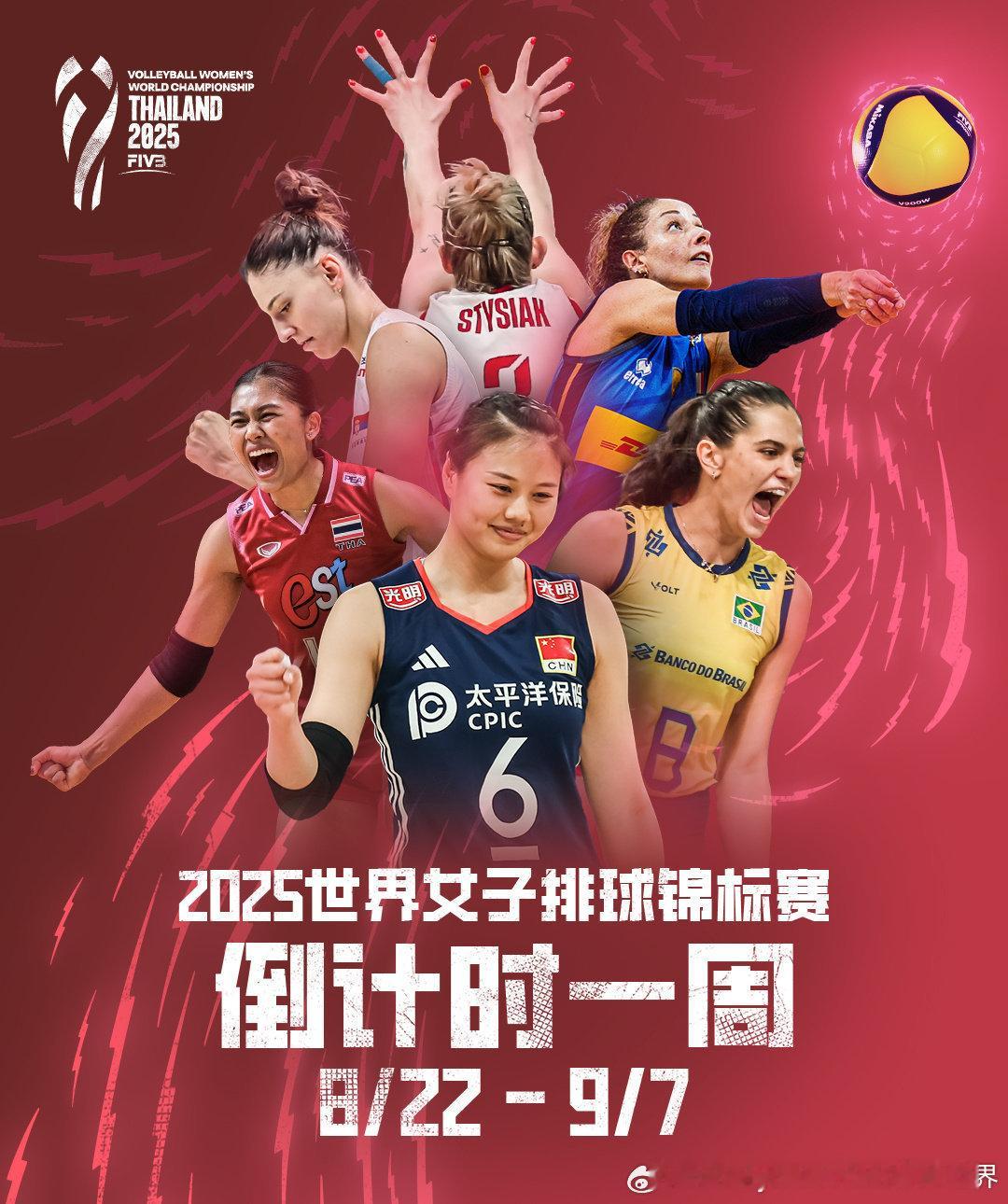 2022女排世锦赛 倒计时一周，今天是小宇的排面，中国女排 加油[加油][加油]