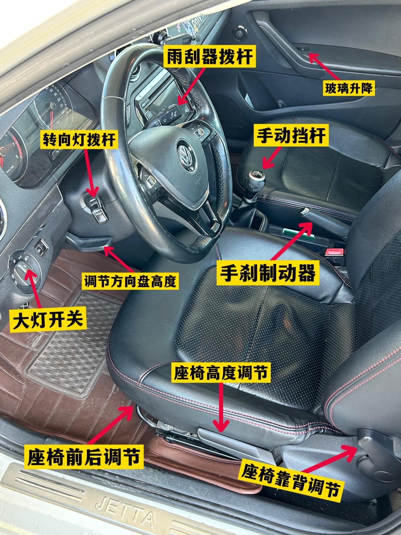 驾校学车都认识这些标识吗？汽车按键大全，零部键的作用#驾校学车 #驾考驾考 #科