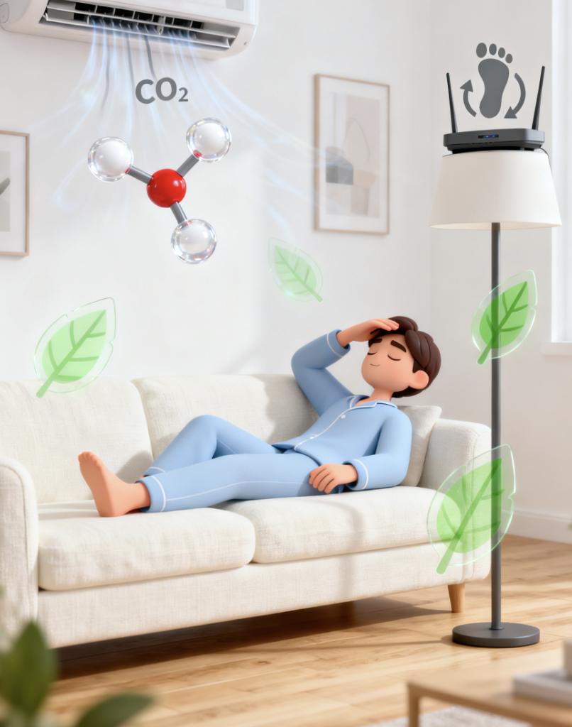 什么？原来躺平不动也会“排碳”？

你敢信吗？就算你彻底躺平，一天只呼吸、吃饭、