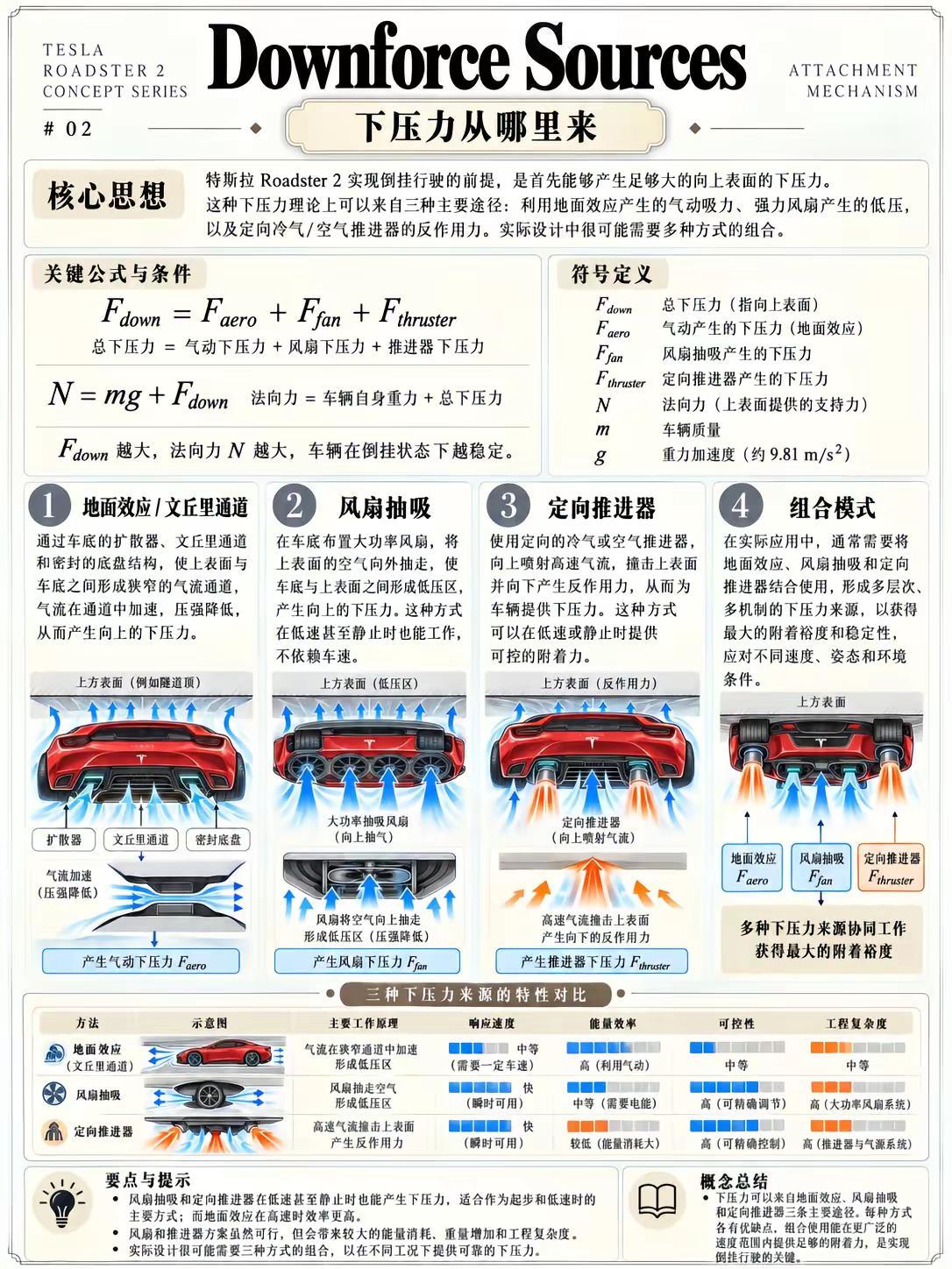 倒挂行驶，特斯拉突破物理极限？特斯拉 Tesla Roadster2