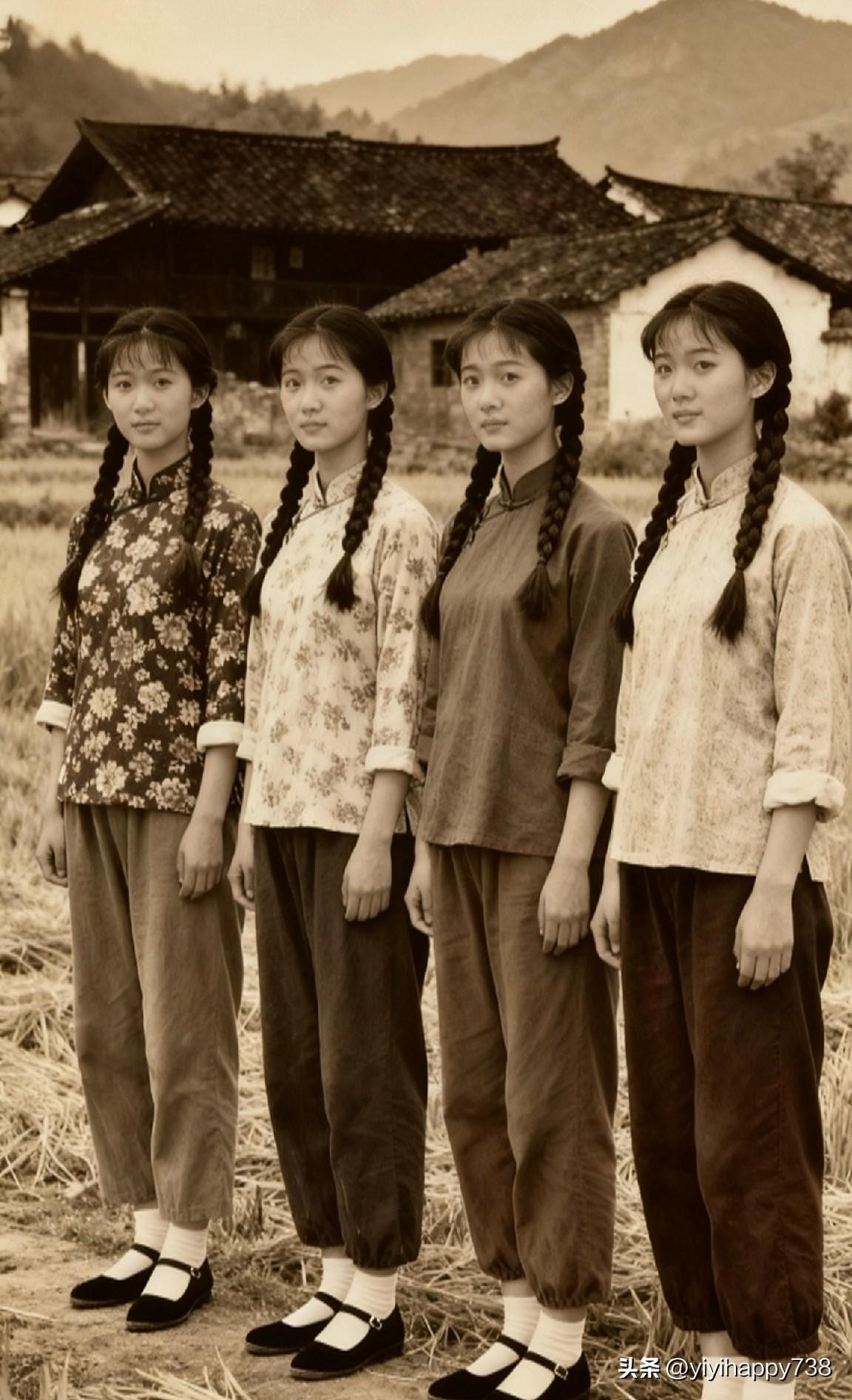 这张老照片，藏着几代人的青春老照片 高清美女 最珍贵的照片老 治愈系老照片 
 