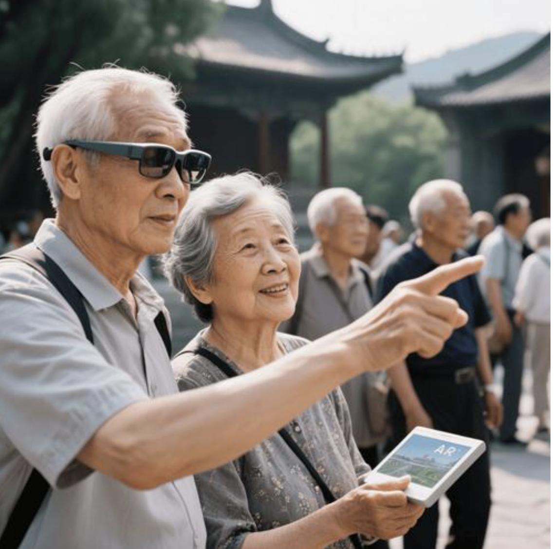 城市中衍生出了一批“黄金老人”，顾名思义，这里包含“黄金老头”也包含“黄金老太”