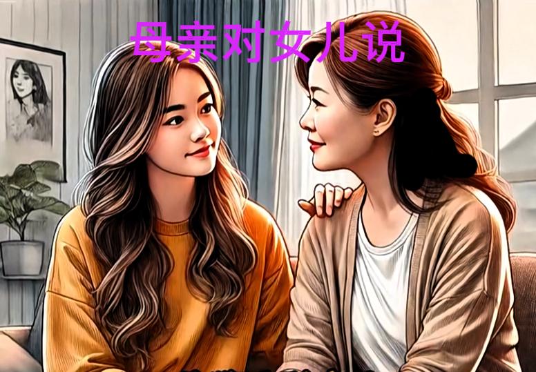 一旦做了妈妈，放不下这个放不下那个，女儿是妈妈的快乐，是妈妈的欣慰。

女儿长大