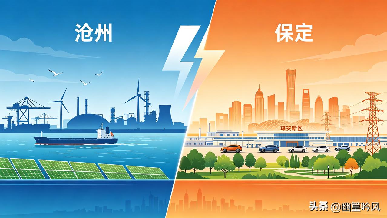 2025年GDP：保定含定州5002.5亿，沧州4930.9亿，差了不到70亿—