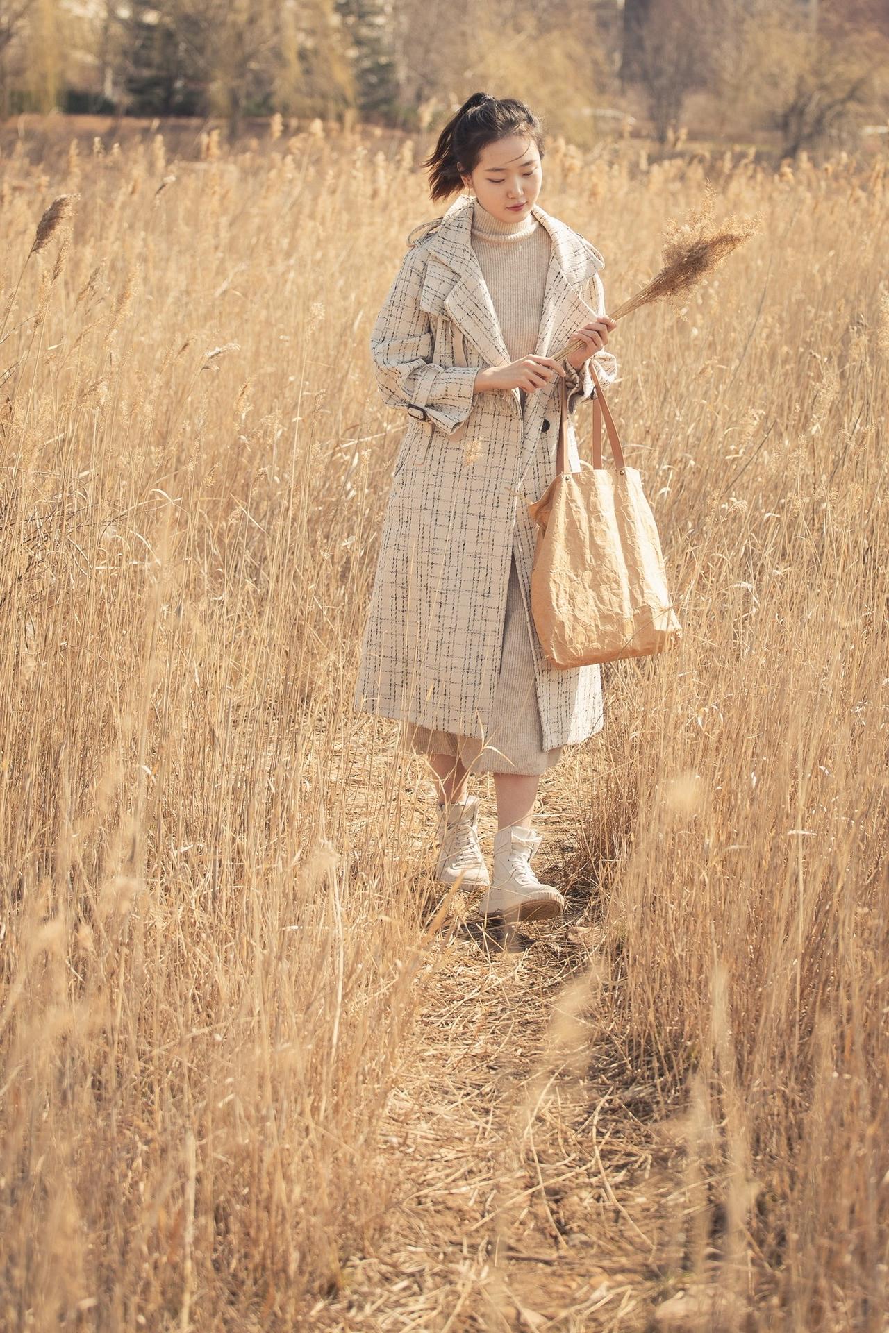 佳能5d3芦苇荡人像我在出片前线 人像摄影 氛围感拍照 冬季拍照