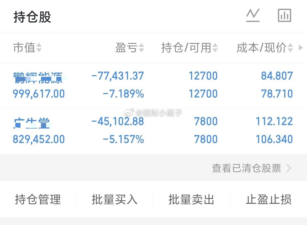 今天这行情大起大落的，都全持有着没动 