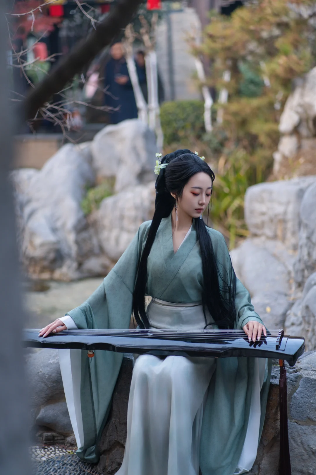 魏晋风汉服你是懂清冷感的！！一眼沦陷….