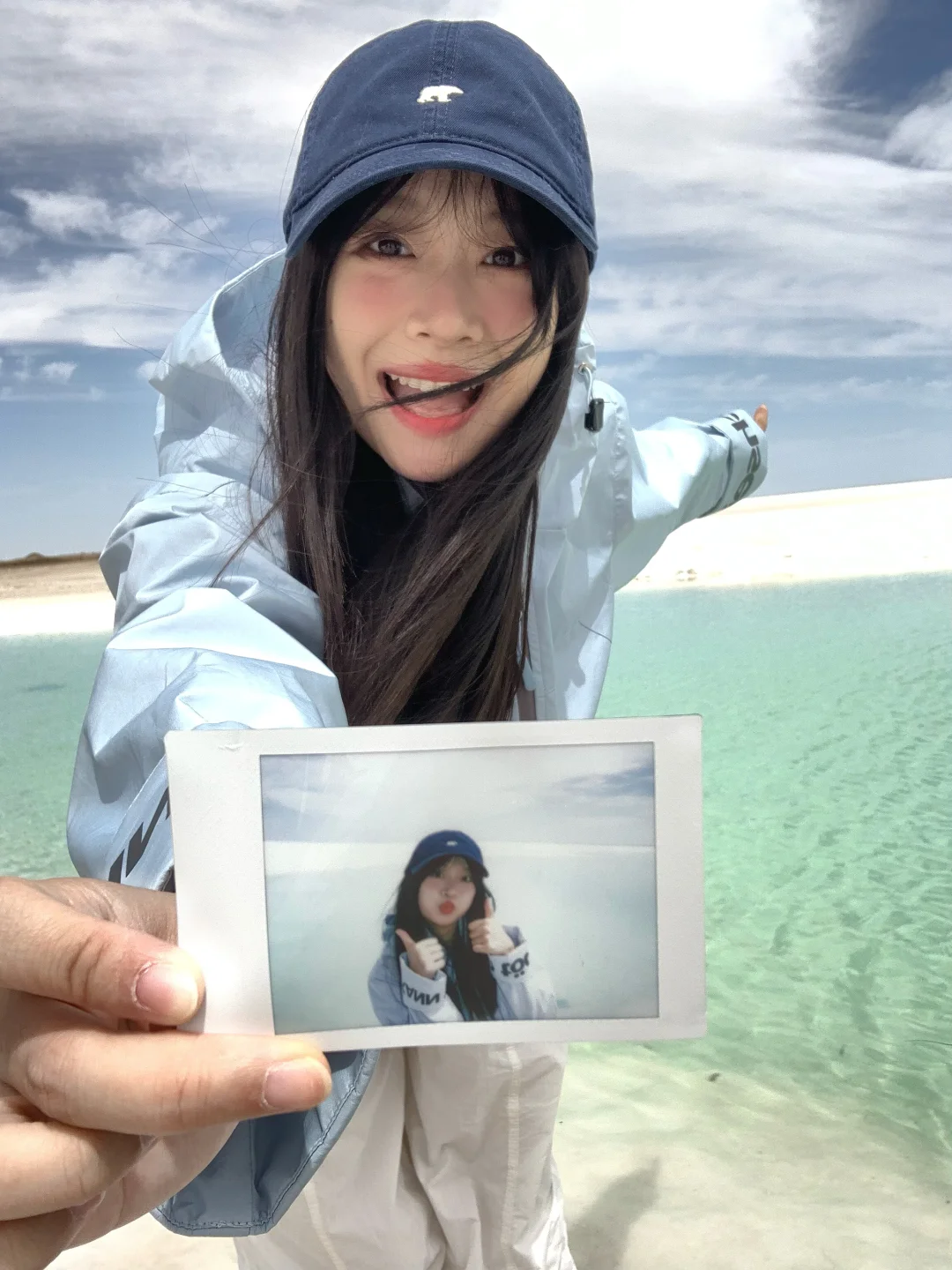 在东台吉乃尔湖拍到了人生照片ᰔ