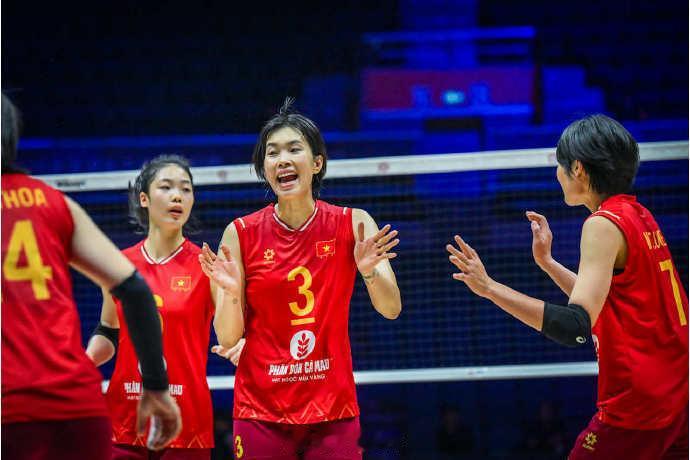 2026女排亚锦赛 C组韩国女排3比1越南女排，25比20、22比25、25比2