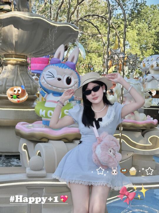 夏日游乐园🎡泡泡玛特城市乐园一起labubu~