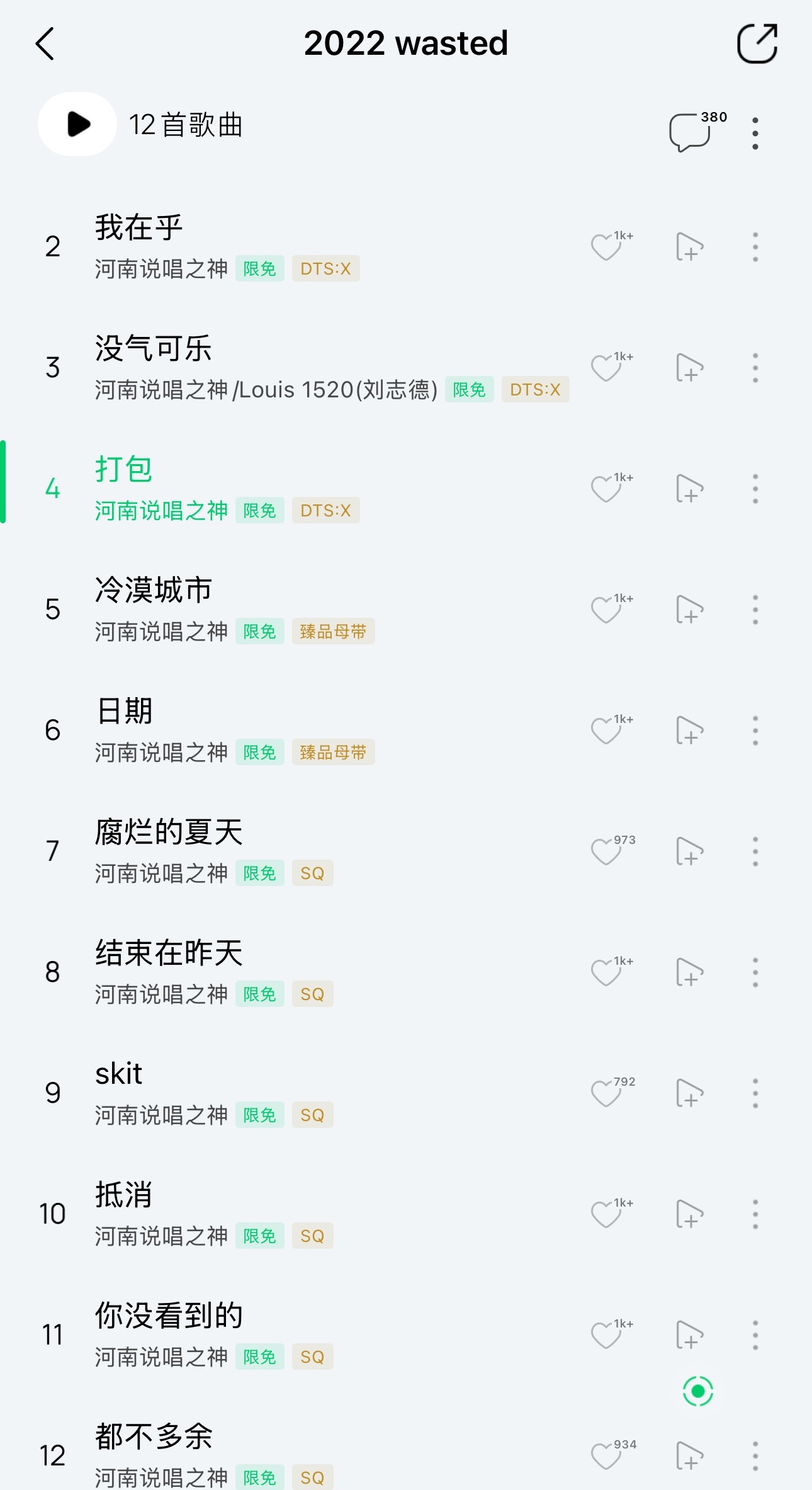 河南说唱之神发布新专辑 《2022 wasted》！你最喜欢哪首歌？河南说唱之神