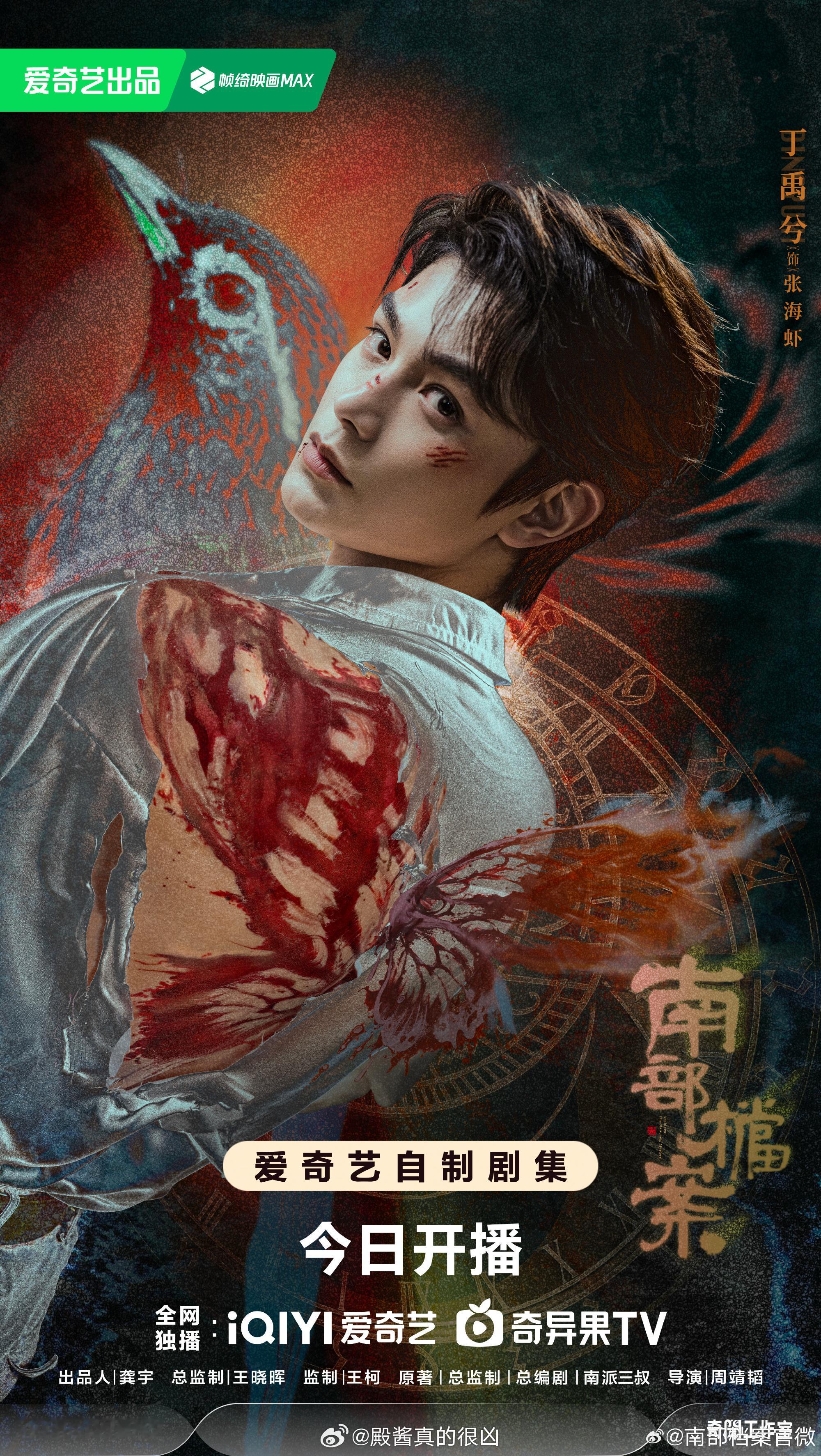 卧槽！丁禹兮《南部档案》定档了，今天18:00爱奇艺 全网独播南部档案 南部档案