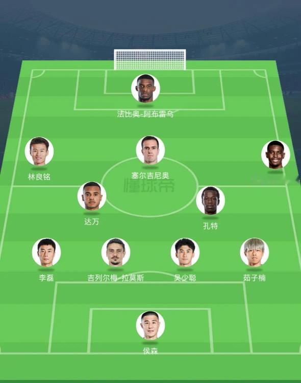 看了北京国安的阵容，实力也不弱，今年还有机会吗？
门将：侯森
后卫：李磊、吴少聪