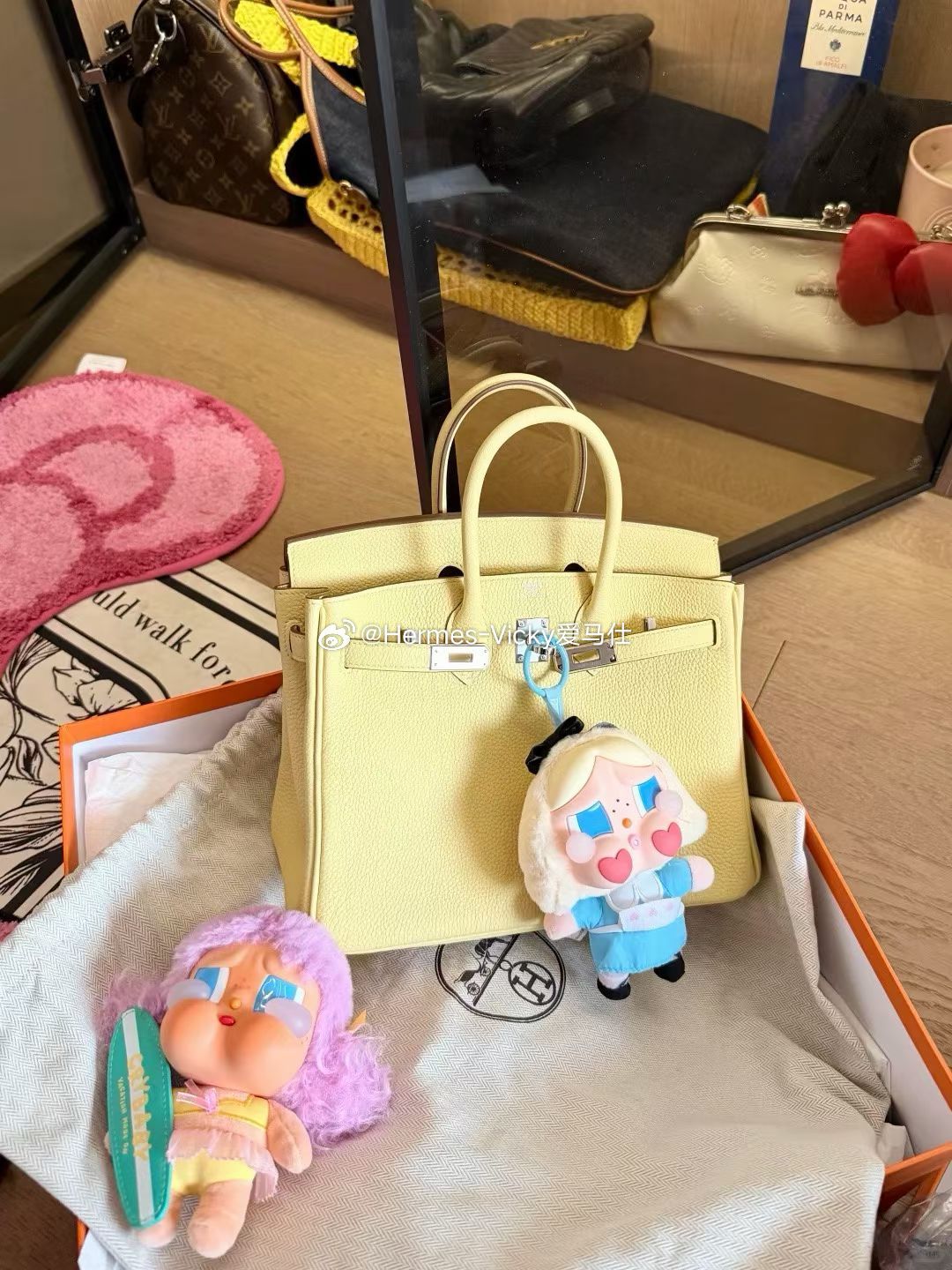 Birkin25｜1Z 小鸡黄 不艳俗的奶黄，不冰冷的银扣，春日奶黄柔光，清冷贵