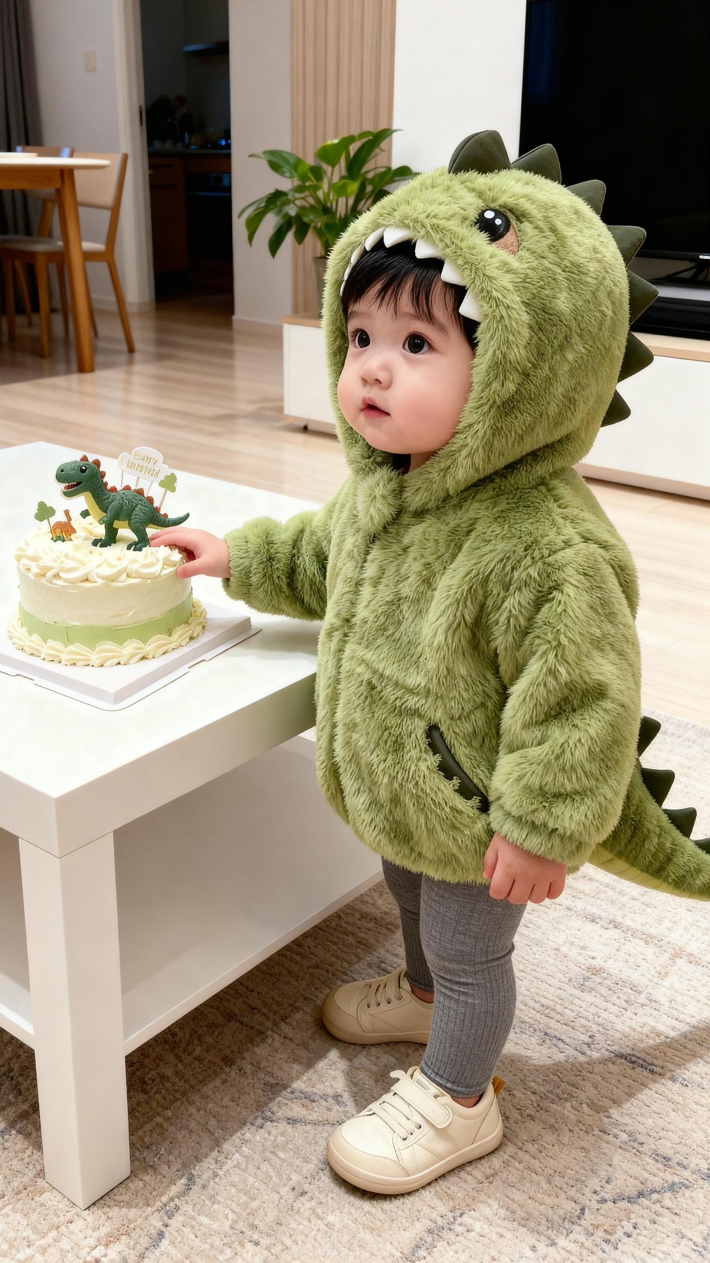 萌宝穿搭 恐龙连体衣 婴童服装 阔爱炸了 潮童穿搭