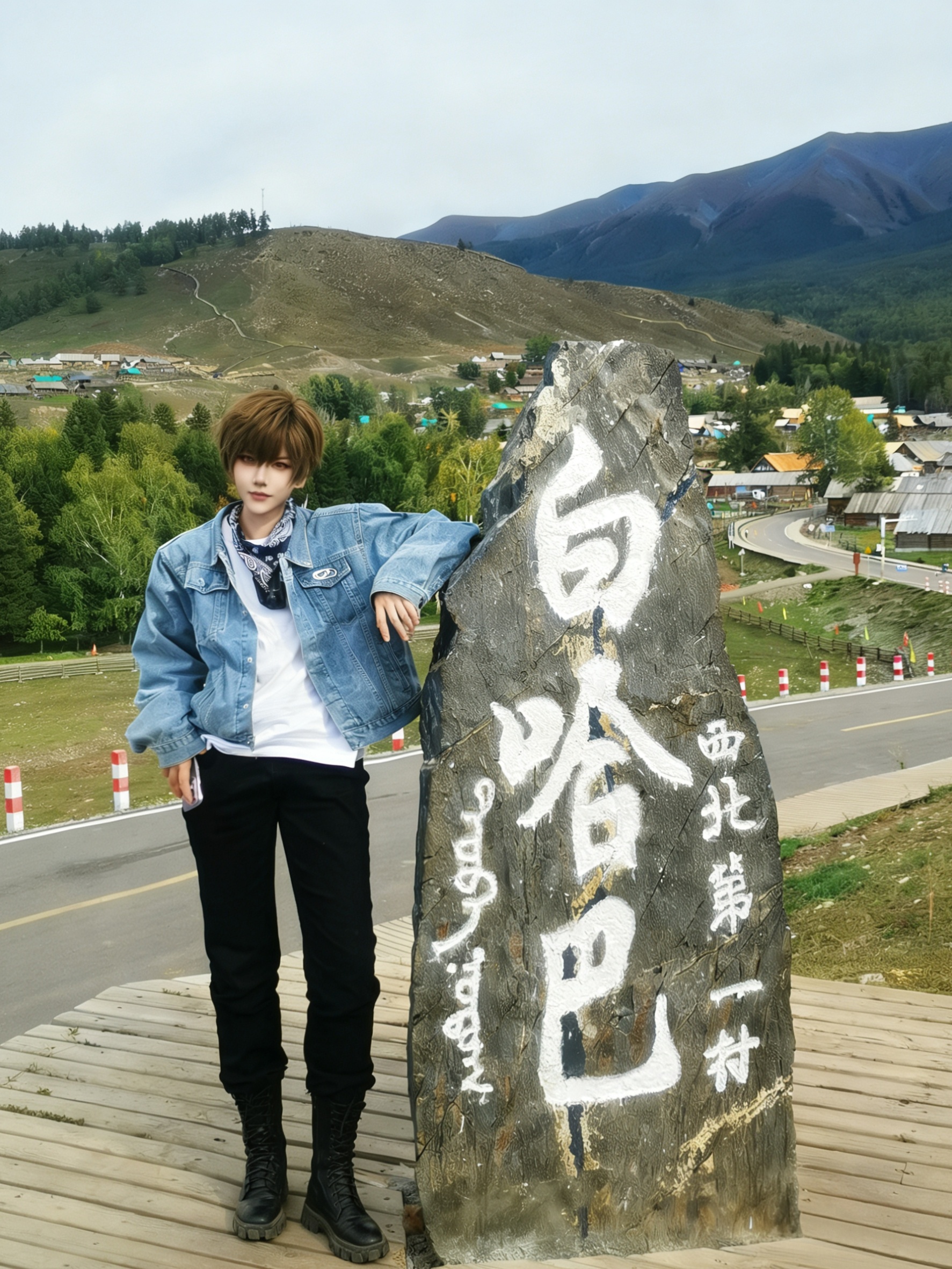 恋与制作人白起COS｜白起  新疆篇报备，我已到达西北第一村恋与制作人白起