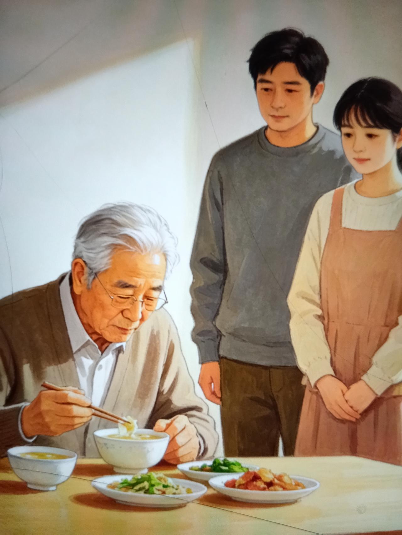 最近看到这样一句话，感触挺深。
照顾老人，手要“懒”、心要“硬”。仔细想想，这些