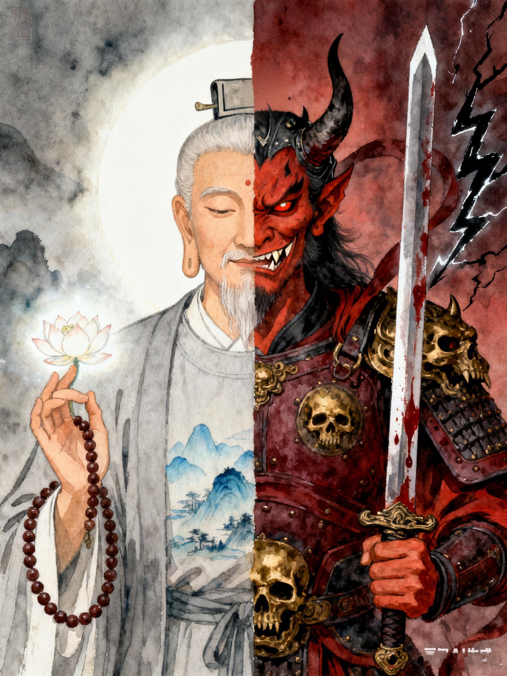 拒绝空虚情感干坏事一定是真实的想法，做好事反而有可能是虚伪的。不要考验人性。干坏