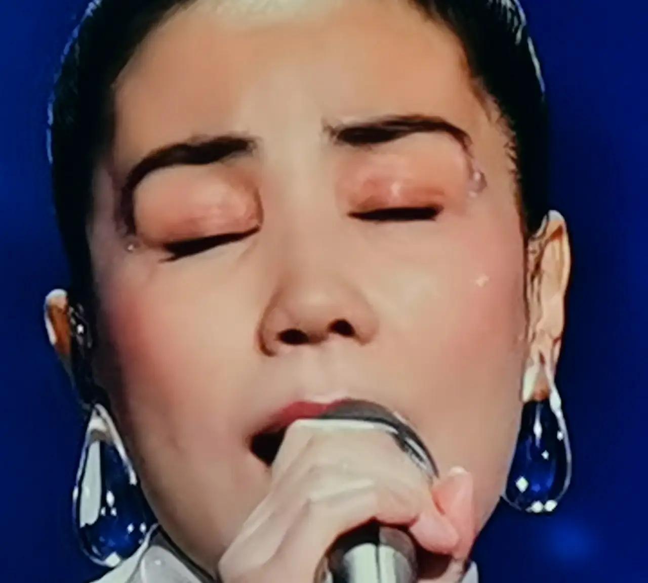 王菲春晚造型亮点:耳环加眉毛和油光脸色。
有谁注意到菲姐的耳环，菲姐的耳环是直接