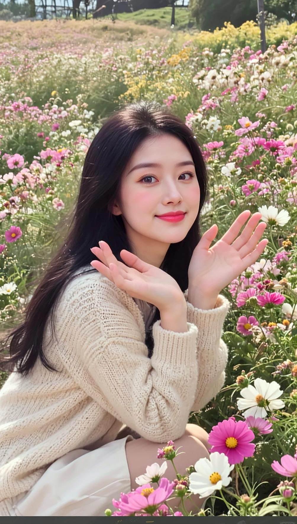 AI花田浅笑照 抖音ai创作