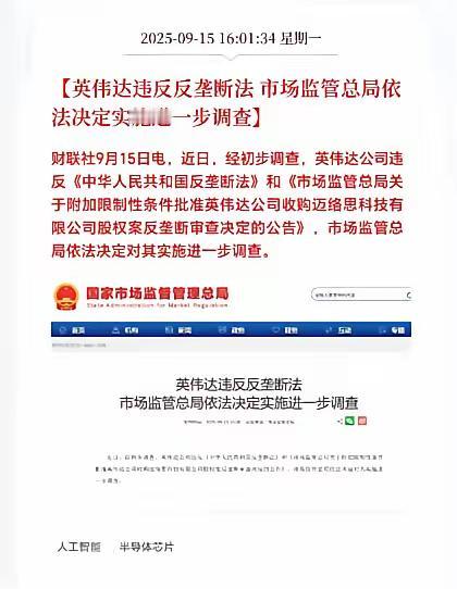 英伟达再一次被调查，在大国博弈的格局下，就是存在各种不确定的因素，如果认为英伟达