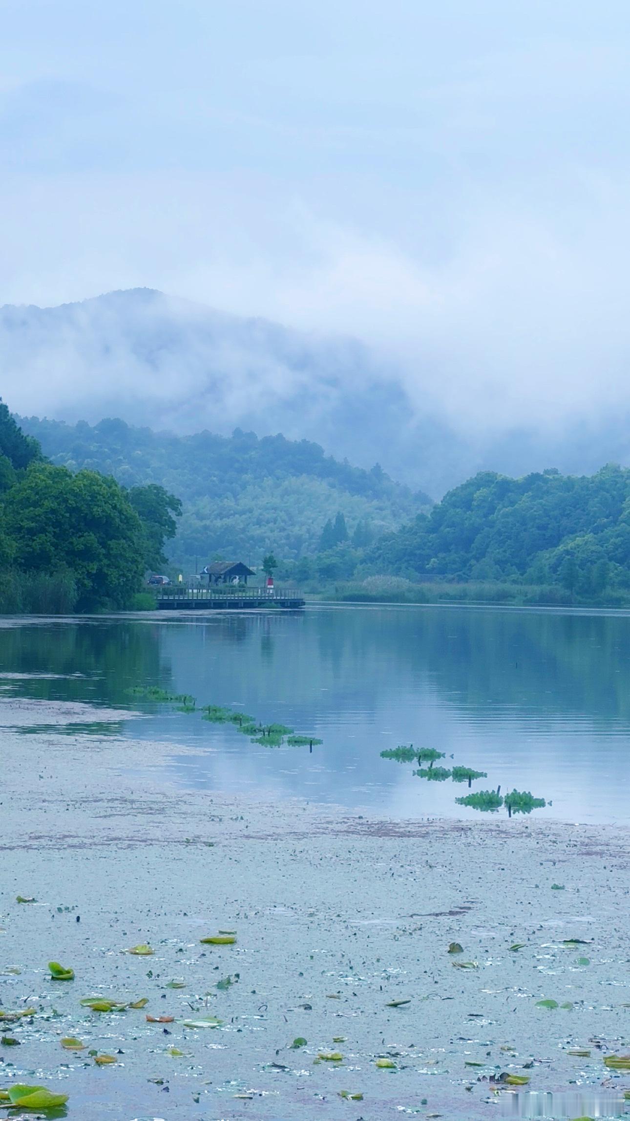 【宁波东钱湖风景区｜饮湖光山色正好】自驾去东钱湖时，正值雨天，因为喜静，便选择了