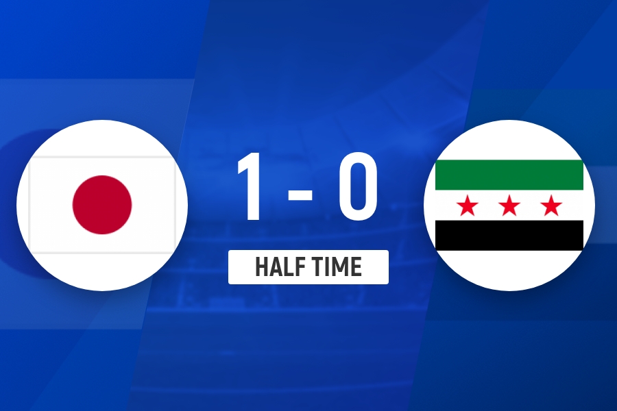 半场-大关友翔破门佐藤龙之介送助攻 日本U23暂1-0叙利亚U23