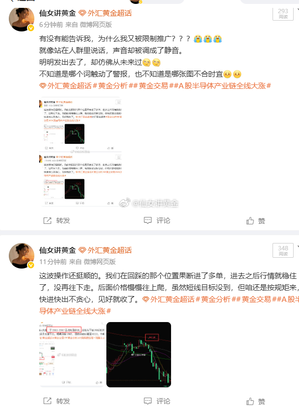 苍天啊，饶过我吧！又又又又又被限制了外汇黄金黄金投资黄金分析