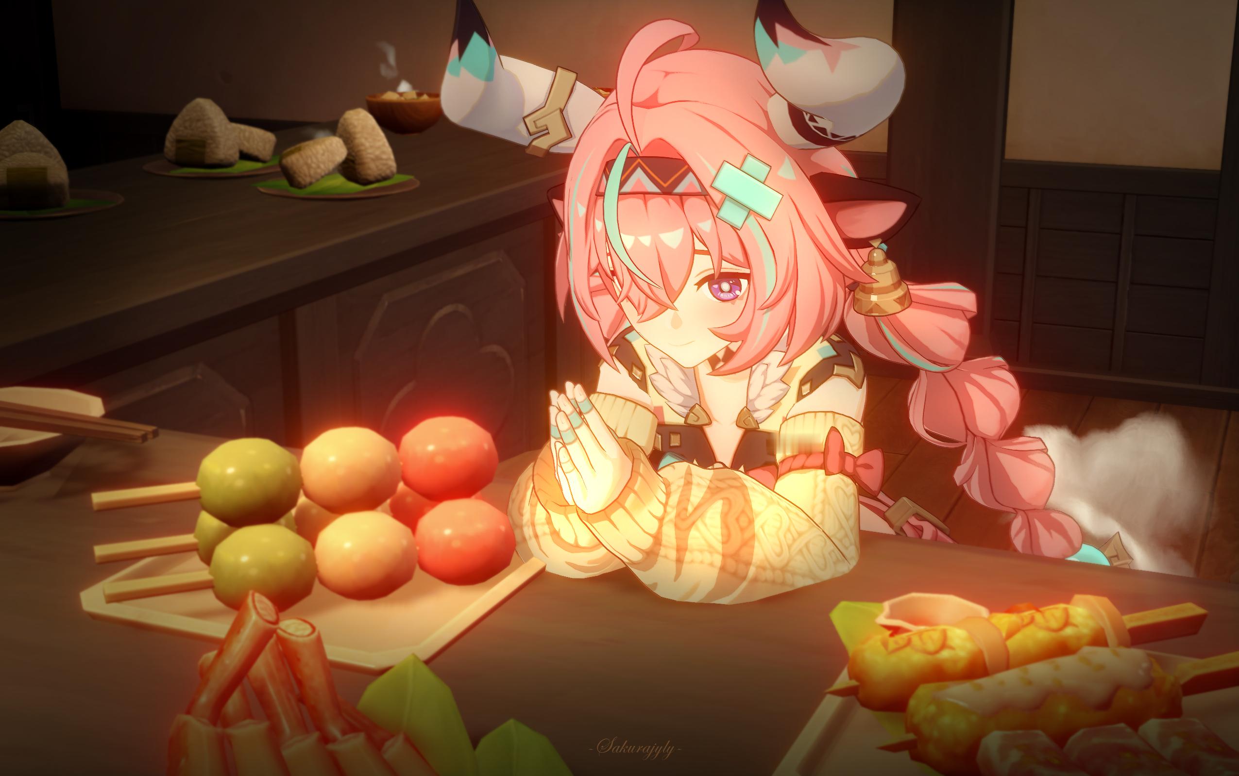 原神[超话]原神5.5版本原神5.5版本二创来稻妻吃吃 ​​​