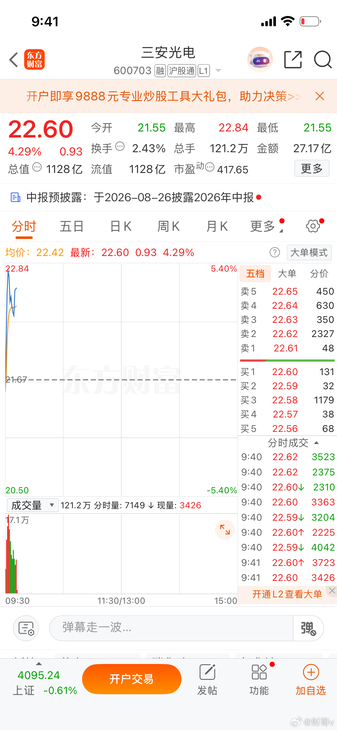 三安600703逢低关注 