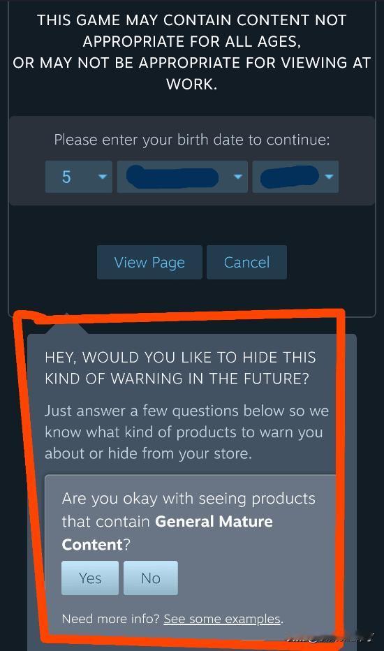 【steam不会再问你年龄了！】据Reddit网友消息，Steam似乎优化了年龄