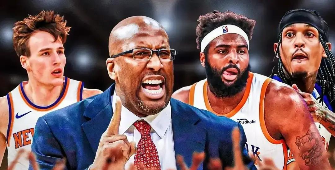 尼克斯打疯了！
 
骑士领先17分，眼看要收工，结果硬生生被翻盘。
 
布伦森，